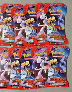 Pokemon TCG DESTINED RIVALS Sleeved Booster Packs New Sealed Lot of 12 Packs - Image 5