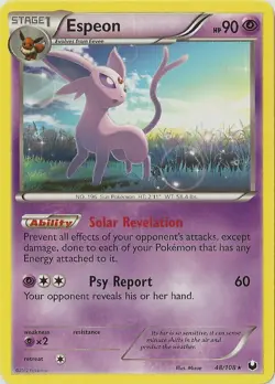 Espeon 48/108 Dark Explorers Rare Near Mint Pokemon DNA GAMES - Image 1