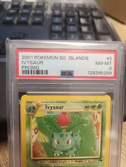 IVYSAUR SOUTHERN ISLANDS PSA 9 POKEMON PROMO #5 MINT 2001 - Image 2