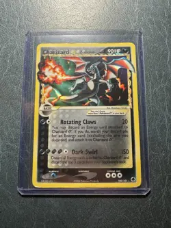 2006 Pokemon EX Dragon Frontiers Charizard GOLD STAR Holo 100/101 Delta Species - Image 3