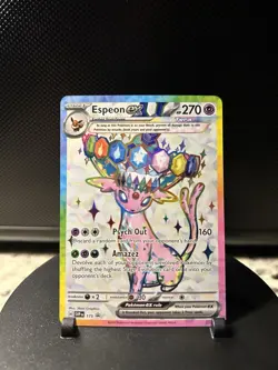 Pokemon Umbreon ex 176 & Espeon ex 175 Prismatic Evolutions Ultra Rare - Image 3