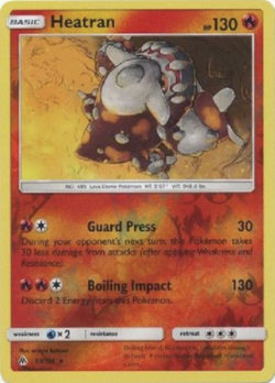 Pokemon, S&M6, Forbidden Light - 4x Heatran - 13/131 - Rare - Reverse Holo- NM/M - Image 1
