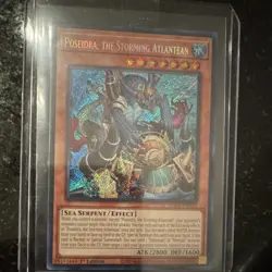 Konami Yu-Gi-Oh! Poseidra the Storming Atlantean SUDA-EN016 1st Edition Holo - Image 1