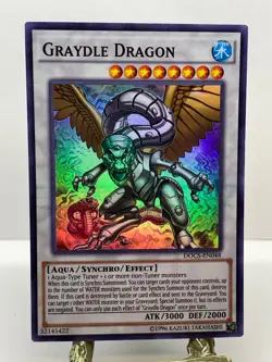 Graydle Dragon DOCS-EN048 Super Rare Dimension of Chaos Yu-Gi-Oh HOLO - Image 1