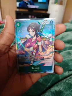 Tashigi EB03-18 SR Foil One Piece Card Game TCG - Image 1