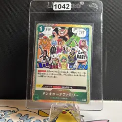 Donquixote Family (Reverse Holo) OP04-036 ONE PIECE PRB-01 Japanese (1042) - Image 1