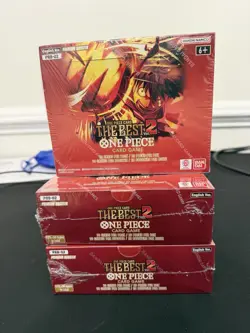 2025 One Piece Premium Booster Box "The Best" Vol. 2 [PRB-02] Factory Sealed ENG - Image 1
