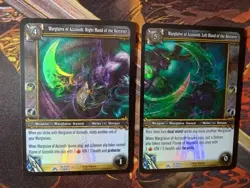 WoW TCG - Both Warglaives of Azzinoth - FOIL - Black Temple Treasure - LP - Image 1