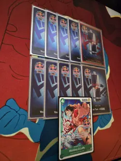 Red Bull x One Piece Card Game Double Don!! Monkey D Luffy Promo + Foil Don Set - Image 2