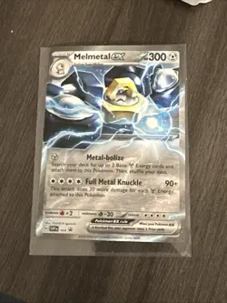 Melmetal EX Double Rare SVP 104 Pokemon Scarlet & Violet Promo Cards - Image 1