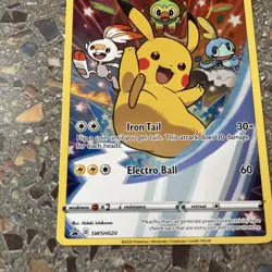 Pikachu SWSH020 SWSH: Sword & Shield Promo Cards Holo - Image 5