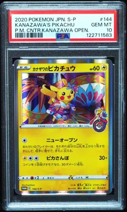 Kanazawa's Pikachu 144/s-p PSA 10 Japanese Promo Pokemon Card, #583 - Image 1
