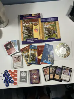 Vintage Magic The Gathering CD-ROM PLUS CARDS + Magi Nation Stuff - Image 1