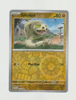 Silicobra Pokemon TCG Scarlet & Violet Base Set Card 119/198 Reverse Holo - Image 1
