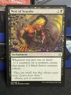 Nest of Scarabs MTG Amonkhet AKH Unplayed NM Card # 101 - Image 1