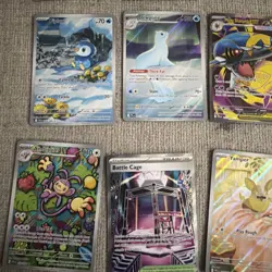 Phantasmal Flames 16 Card Lot Full Art Dewgong, Piplup, Sharpedo + 500 Card lot - Image 3
