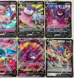 Pokemon V Full Art Card Lot 10 Cards - Mew, Houndoom, Scizor & More! NM - Image 3