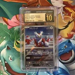 ✨✨ CGC 10 Pristine Delibird AR 074/063 M1S Mega Symphonia Pokemon Card Japanese - Image 1