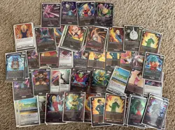 Dragon Ball Super Fusion World Huge Foil Card Lot All Rares - Image 1
