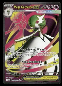 Pokemon Cards Mega Gardevoir ex 159/132 Mega Evolution Ultra Rare NM - Image 1