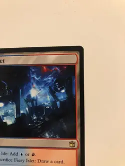 FIERY ISLET - Universes Beyond: Doctor Who #278, Draw a card, red or blue mana ! - Image 3