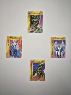 Marvel OverPower Any Hero OPD Special Cards. All Rare Lot of 4 - Image 1