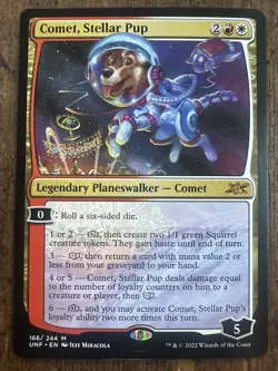COMET, STELLAR PUP x1 mtg Unfinity 1 Mythic Pack Fresh - Image 1