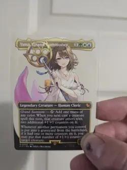 Magic The Gathering MTG #208 Yuna Grand Summoner Borderless Non-Foil - Image 1