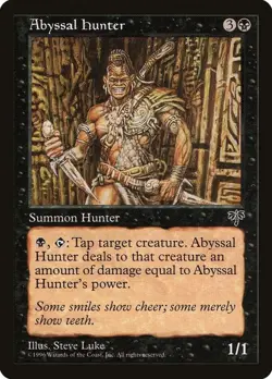 MTG - 4 x Abyssal Hunter - Playset 4x x4 - Mirage Regular NM - Image 1