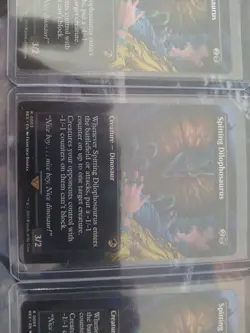 Spitting Dilophosaurus (Borderless) Universes Beyond: Jurassic World #0003 MINT - Image 3