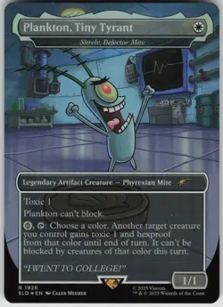 MTG Plankton Tiny Tyrant Skrelv Foil NM Secret Lair Drop Series Magic 1926 - Image 1