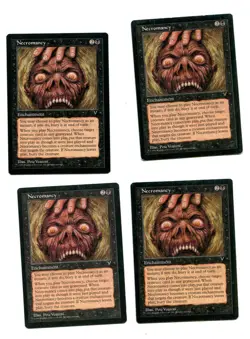 4X MTG Necromancy Magic The Gathering - ex condition - Image 1