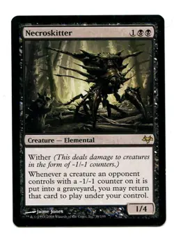 1x mtg Necroskitter [Eventide] Magic the Gathering LP - Image 1