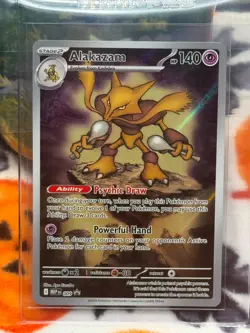 Pokemon TCG - Alakazam - (MEP-009) Black Star Promo - Full Art - NM - Image 5