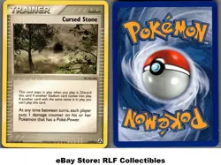 2006 Pokemon, EX Legend Maker, #72/92 Cursed Stone, Uncommon - Image 1