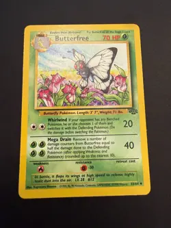 Pokemon TCG Butterfree Jungle 33/64 Regular LP! - Image 1