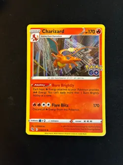 Charizard Holo Rare Pokemon GO 010/078 NM - Image 1