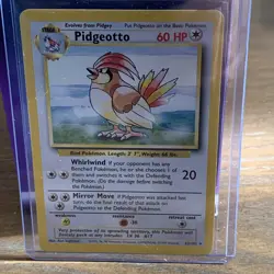 Pokemon TCG - Pidgeotto Rare Base Set 022/102 LP - Image 1