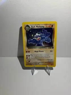 Pokemon Dark Machamp Team Rocket Holo Rare 10/82 English 2000 WOTC Unlimited LP - Image 1