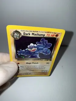 Pokemon Dark Machamp Team Rocket Holo Rare 10/82 English 2000 WOTC Unlimited LP - Image 4