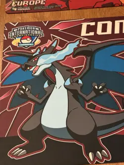 Pokemon International Championship Competitor Mega Charizard X Playmat EUIC 2026 - Image 2