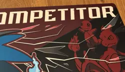 Pokemon International Championship Competitor Mega Charizard X Playmat EUIC 2026 - Image 3