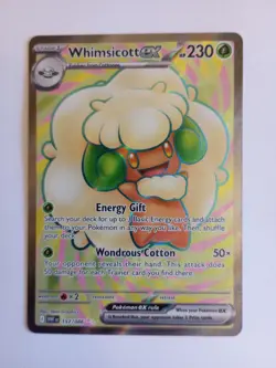 Whimsicott ex (FULL ART) | White Flare (157/086) - Pokemon TCG (NM) - Image 1