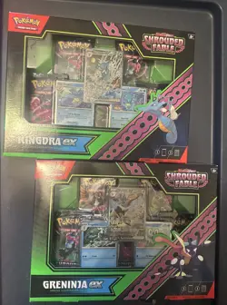 Pokemon Kingdra & Greninja Ex Special Illustration Collection Box Set Sealed - Image 1