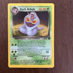 Dark Arbok Team Rocket 2/82 Holo Rare - Pokemon TCG Vintage - Image 1