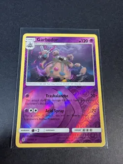2017 POKEMON GARBODOR 51/145 GUARDIANS RISING RARE REVERSE HOLO - Image 1