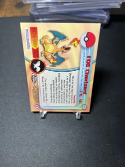 Topps Chrome Pokemon Charizard #06 - Image 4