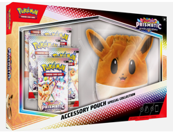Pokemon TCG Prismatic Evolutions Accessory Pouch Special Collection Box Sealed - Image 1
