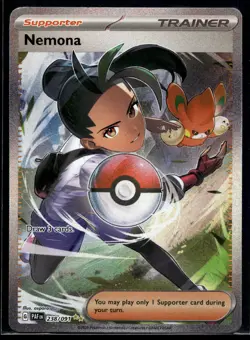 2024 Pokemon PAF EN Paldean Fates 238 Nemona SIR NM - Image 1