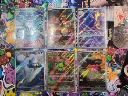 Pokemon TCG Illustration Rare Assorted Lot of 6 Scarlet & Violet Mega Evoultion - Image 1